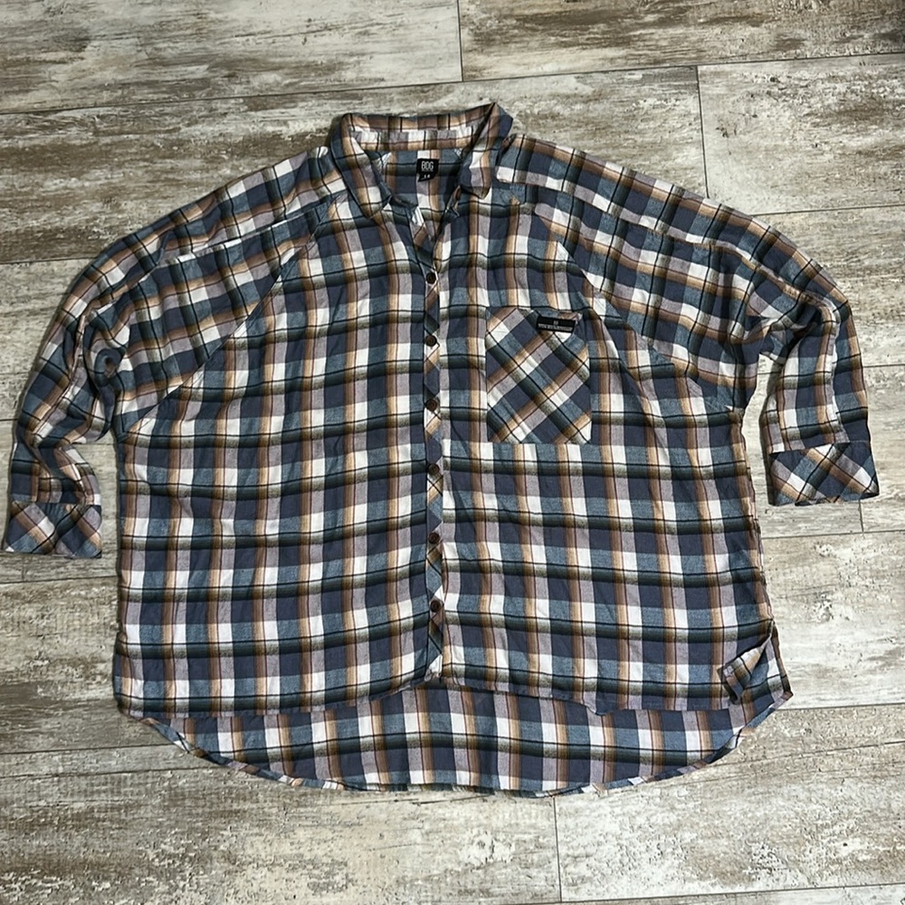 BDG Urban Outfitters Oversized Brendan Women’s Flannel Shirt - Picture 2 of 13